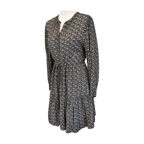 Lucky Brand Black and White Patterned Mini Dress - Picture 2 of 7